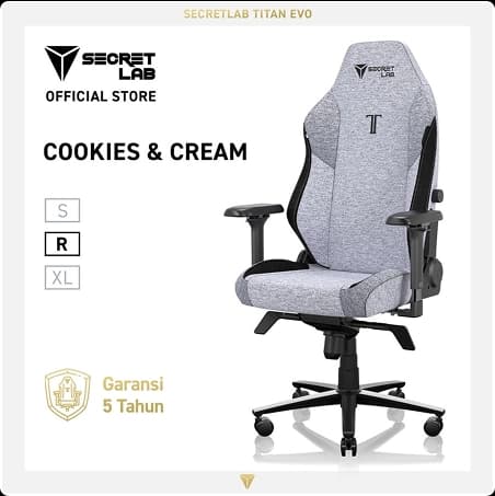 Corsair TC100 RELAXED  Gaming Chair - Fabric - Black/Grey